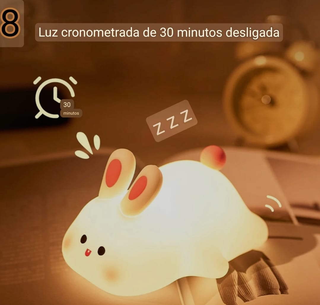 Luminária Coelho - Silicone