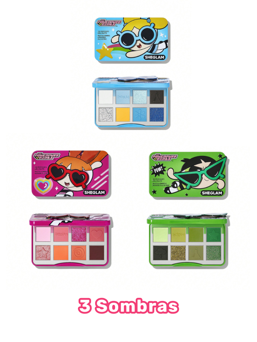 Conjunto com 3 Sombras - Meninas Super Poderosas