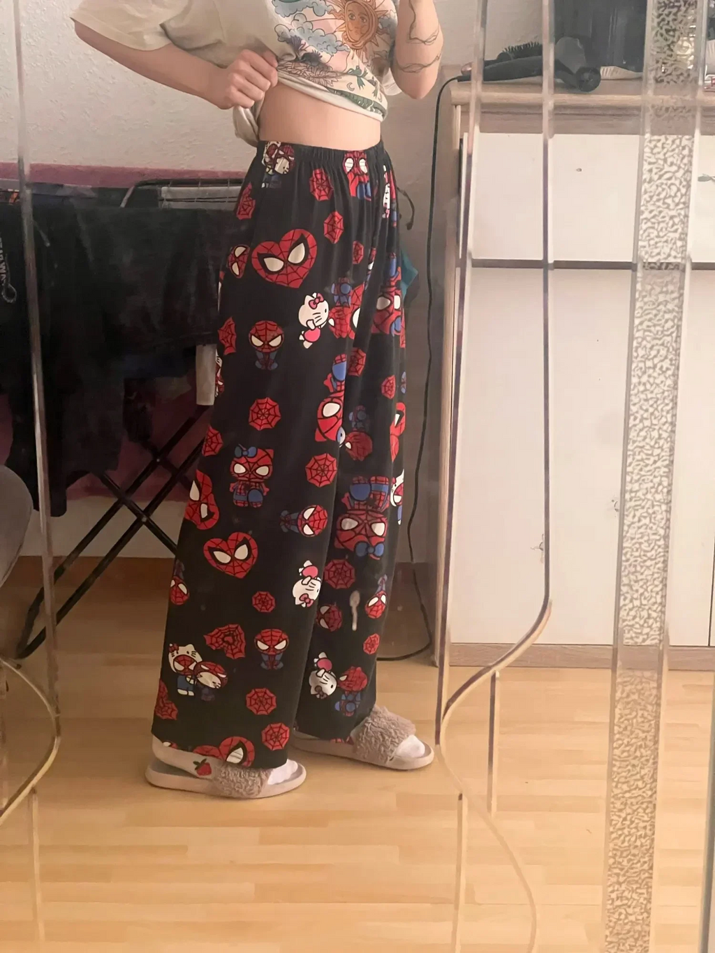 Calça Pijama Hello Kitty & SpiderMan