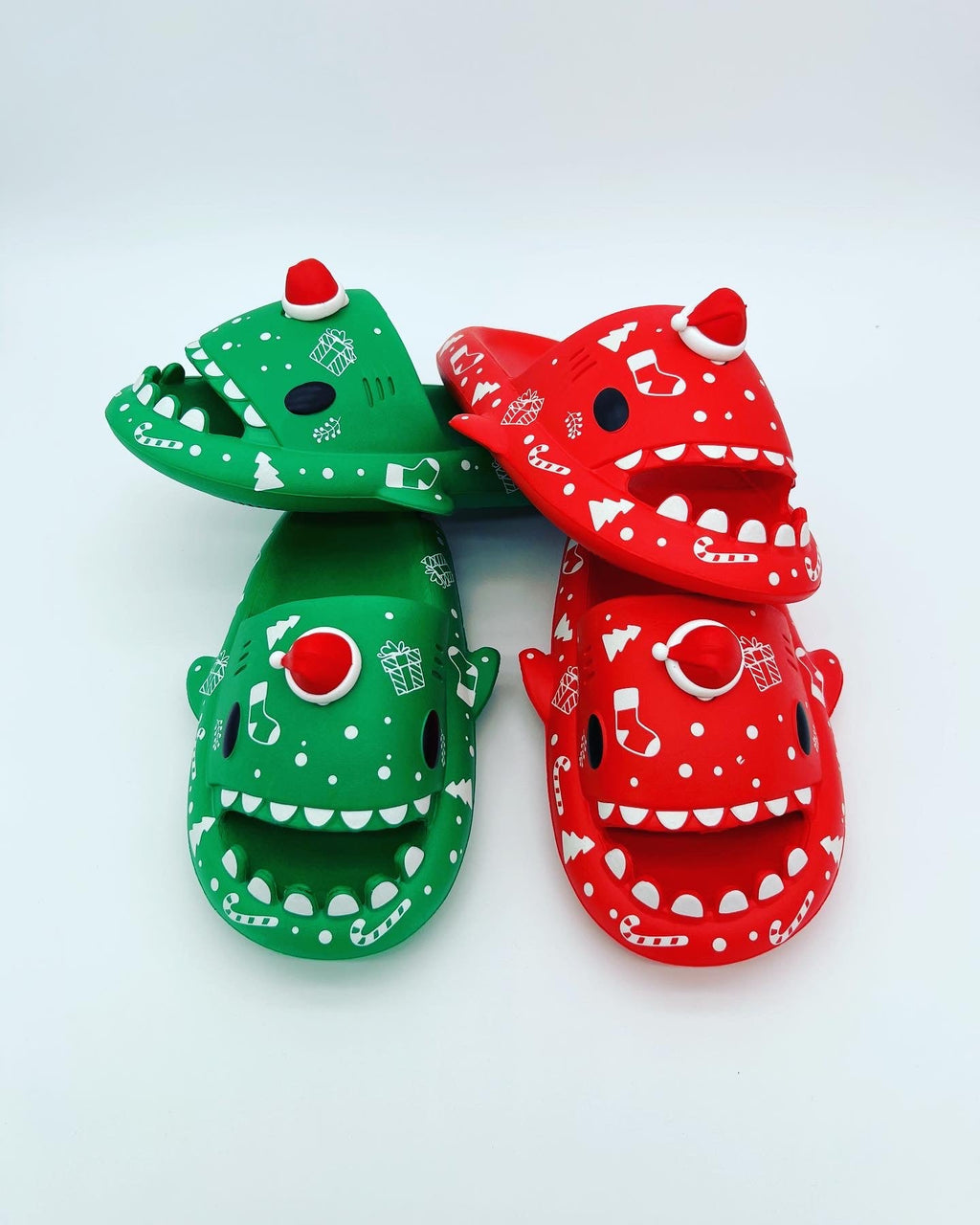 Pantufa Tubarão Neon