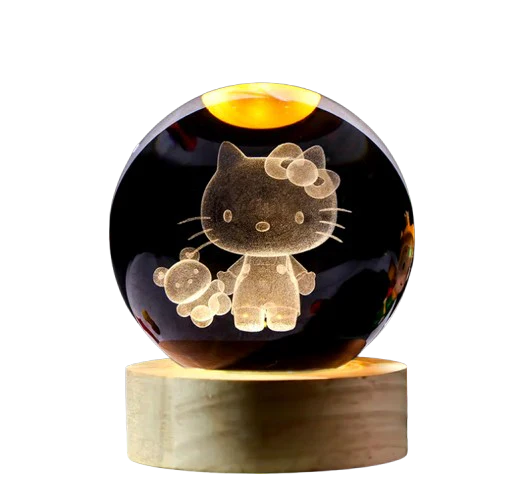 Esfera Hello Kitty e Kuromi