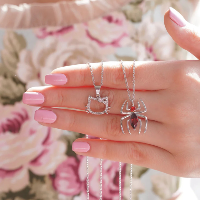 Hello Kitty & Homem Aranha - Prata 925