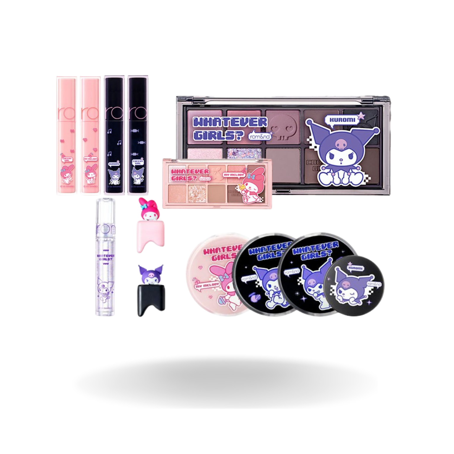 Kit de Maquiagem Completo - Kuromi & My Melody