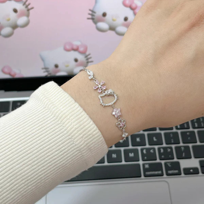 Bracelete Hello kitty Flower