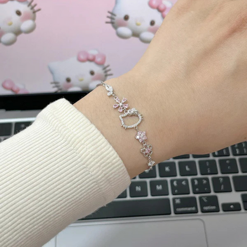 Bracelete Hello kitty Flower