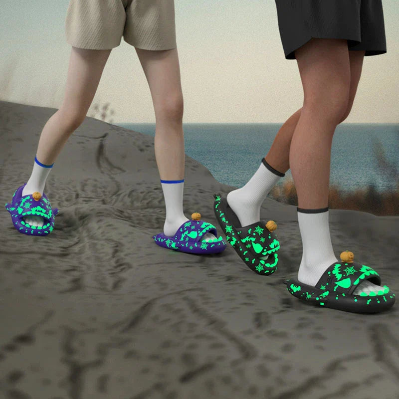 Pantufa Tubarão Neon