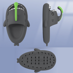 Pantufa Tubarão Brilhante