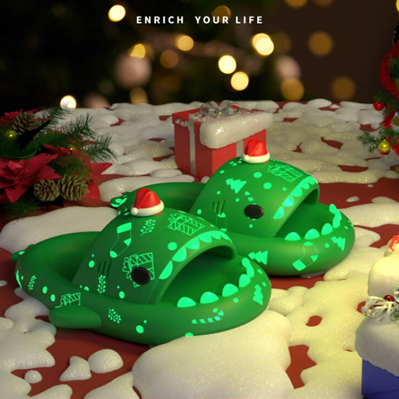 Pantufa Tubarão Neon