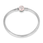 Bracelete Rosé Glamure - Prata 925
