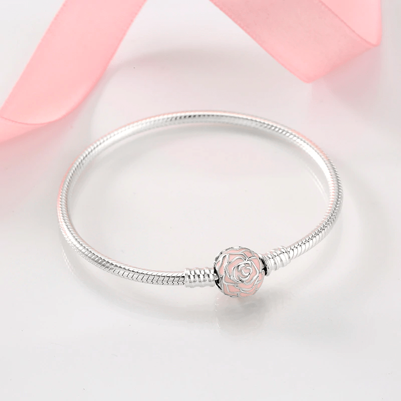 Bracelete Rosé Glamure - Prata 925